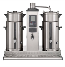 PŘEKAPÁVAČ KÁVY NÁSTĚNNÝ B10 HW W 400V S KOHOUTEM - 2x10L - PLOCHÉ FILTRY